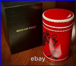 Prometheus God of Fire Porcelain Cigar Jar 2010 New in Box-rare