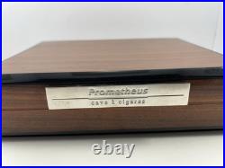 Prometheus Travel Humidor Rosewood Veneer Protective Travel Case