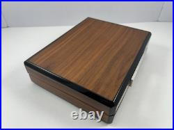 Prometheus Travel Humidor Rosewood Veneer Protective Travel Case