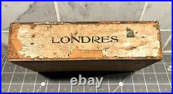 Pussy Cat Wood Cigar Box 1908 Windsor PA Londres Factory? RARE