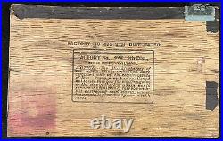 Pussy Cat Wood Cigar Box 1908 Windsor PA SCARCE Londres Factory 492 with Tax Stamp