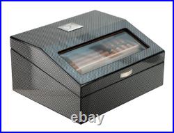 Quality 50+ Count Cigar Humidor Box Cabinet Mahogany Humidifier Hygrometer 16