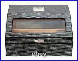 Quality 50+ Count Cigar Humidor Box Cabinet Mahogany Humidifier Hygrometer 16