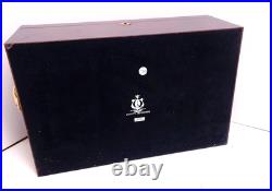 Quality Importers IL Duomo 150 Cigar Humidor Mahogany Box Beveled Dome Glass