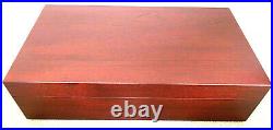 RARE BN/UNUSED ZENITH CIGAR BOX/HUMIDOR CHERRY with HUMISTAT FIXED INTO LID