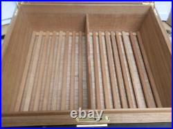RARE PACKWOODS X BOSS CIGAR HUMIDIFIER BOX GORGEOUS WOOD FINISH, With2 KEYS RARE PACKWOODS X BOSS CIGAR HUMIDIFIER BOX GORGEOUS WOOD FINISH, With2 KEYS
