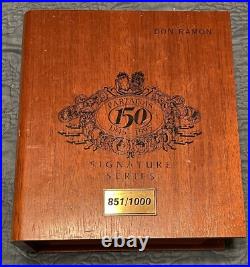 RARE PARTAGAS 150 DON RAMON Signature Series Cigar Box Book HUMIDOR #851/1000
