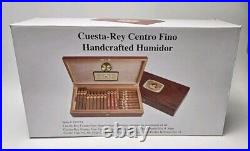 RARE Vintage Large La Flor De Cuesta Rey Cigars Cedar Lined Humidor Box NEW RARE Vintage Large La Flor De Cuesta Rey Cigars Cedar Lined Humidor Box NEW