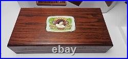 RARE Vintage Large La Flor De Cuesta Rey Cigars Cedar Lined Humidor Box NEW RARE Vintage Large La Flor De Cuesta Rey Cigars Cedar Lined Humidor Box NEW