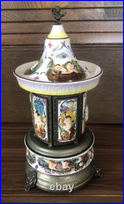 REUGE Music Box Cigar Humidor Swiss Movement Mozart Blue Danube Vintage Damaged REUGE Music Box Cigar Humidor Swiss Movement Mozart Blue Danube Vintage Damaged