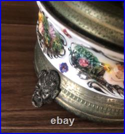 REUGE Music Box Cigar Humidor Swiss Movement Mozart Blue Danube Vintage Damaged REUGE Music Box Cigar Humidor Swiss Movement Mozart Blue Danube Vintage Damaged