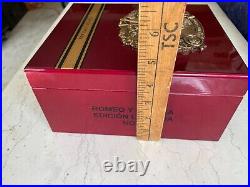 ROMEO Y JULIET EDITION LIMITADA No 2 SOLID WOOD CIGAR BOX ROMEO Y JULIET EDITION LIMITADA No 2 SOLID WOOD CIGAR BOX