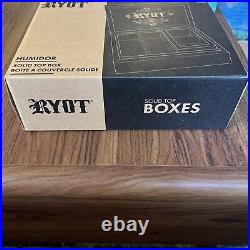 RYOT Humidor Walnut Combo Box (8×11) Lockable with Tray and Glass Containers New RYOT Humidor Walnut Combo Box (8×11) Lockable with Tray and Glass Containers New