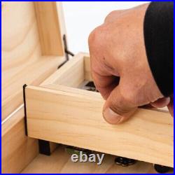 RYOT Humidor Walnut Combo Box (8×1) Smoke Smoking Case Storage Wood Kannastor