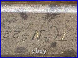 RareAntique American Fully Marked Cigar Humidor Box Oak Collectible Turning Key