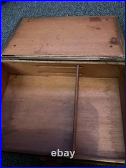 Rare 19th Century Scottish Gilt Brass or Bronze Cigar Box/Humidor Circa 1800s