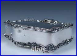 Rare Antique Meriden Silver Plate Humidor Art Nouveau Nude Woman Cigar Box Rare Antique Meriden Silver Plate Humidor Art Nouveau Nude Woman Cigar Box