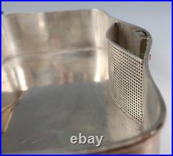 Rare Antique Meriden Silver Plate Humidor Art Nouveau Nude Woman Cigar Box