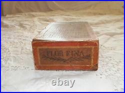 Rare Antique Wood Cigar Box Henry Clay1883 Tax Stamp Habana Flor De Alfonso