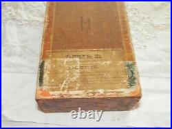 Rare Antique Wood Cigar Box Henry Clay1883 Tax Stamp Habana Flor De Alfonso