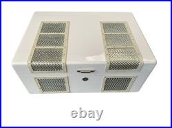 Rare Art Deco Style Wood Cigar Humidor Box by Ashton by Manning in Ireland