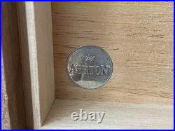 Rare Art Deco Style Wood Cigar Humidor Box by Ashton by Manning in Ireland