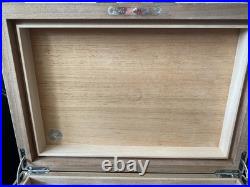 Rare Art Deco Style Wood Cigar Humidor Box by Ashton by Manning in Ireland