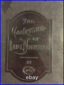 Rare ColtRock Bakelite Faux Book Tobacco Box Humidor Stash Box C. 1929-1930