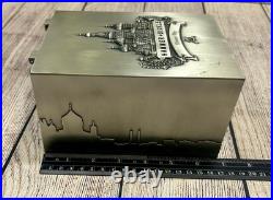 Rare Hammer & Sickle Pewter Cigar Box Humidor Collectible, No Longer Produced Rare Hammer & Sickle Pewter Cigar Box Humidor Collectible, No Longer Produced
