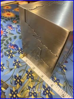 Rare Hammer & Sickle Pewter Cigar Box Humidor Collectible, No Longer Produced