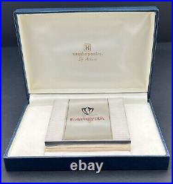 Rare, Limited Edition, Collectors, Karelia Silver Plated Cigarette Case In Box
