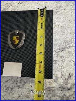 Rare Porsche Logo Humidor Carbon Fiber Rare Porsche Logo Humidor Carbon Fiber