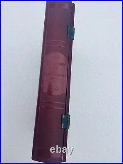 Rare RED ColtRock Bakelite Faux Book Tobacco Box Humidor Stash Box C. 1929-1935