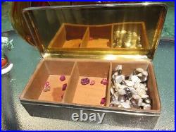 Rare Tiffany Sterling Silver Gold Box Cigar Jewelry Heavy Large Nomono Museum