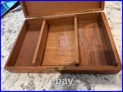 Rare Vintage GARCIA Y VEGA CIGARS STORE Advertising WOOD DOVETAILED HUMIDOR BOX Rare Vintage GARCIA Y VEGA CIGARS STORE Advertising WOOD DOVETAILED HUMIDOR BOX