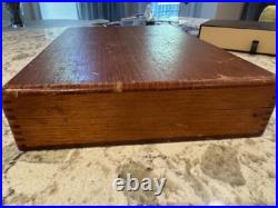 Rare Vintage GARCIA Y VEGA CIGARS STORE Advertising WOOD DOVETAILED HUMIDOR BOX Rare Vintage GARCIA Y VEGA CIGARS STORE Advertising WOOD DOVETAILED HUMIDOR BOX