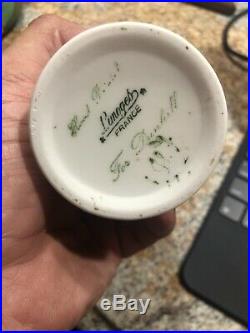 Rare Vintage signed Dunhill Cigarette porcelain tobacco jar humidor box Matches