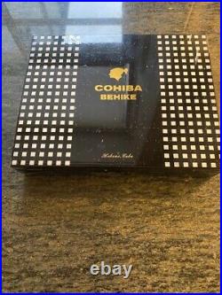 Rare black lacquered Cohiba BHK 56 cigar humidor box Empty & Mint Cond