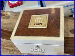 Rare unique david linley for alfred dunhill cigar humidor and jewellery box +KEY