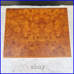 Read Humidor Jewelry Wooden Box Agresti Italian Briarwood Burl 11.25L x 8.75W