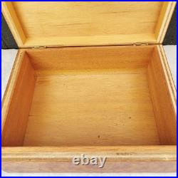 Read Humidor Jewelry Wooden Box Agresti Italian Briarwood Burl 11.25L x 8.75W