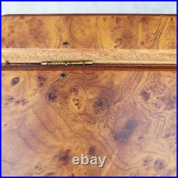 Read Humidor Jewelry Wooden Box Agresti Italian Briarwood Burl 11.25L x 8.75W