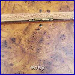 Read Humidor Jewelry Wooden Box Agresti Italian Briarwood Burl 11.25L x 8.75W