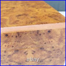 Read Humidor Jewelry Wooden Box Agresti Italian Briarwood Burl 11.25L x 8.75W