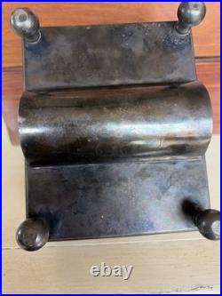 Reed & Barton Cigar Trinket Humidor Silver Plated Antique Box Eagle Carved