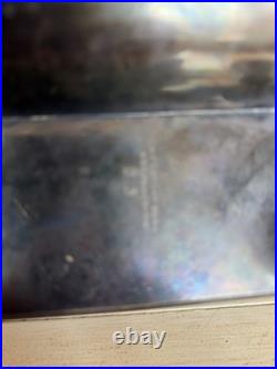 Reed & Barton Cigar Trinket Humidor Silver Plated Antique Box Eagle Carved