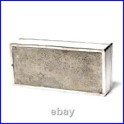 Richard Comyns Birmingham Sterling Silver Humidor Cigar Cigarette Box