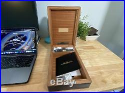 Roger Dubuis Michel Perrenound Humidor Rare Blue New In Box Cigar Case
