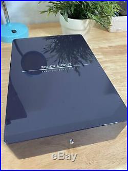 Roger Dubuis Michel Perrenound Humidor Rare Blue New In Box Cigar Case