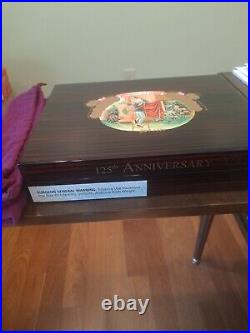 Romeo Y Julieta 125th Anniversary Cigar Box Humidor with Felt Bag and Paperwork